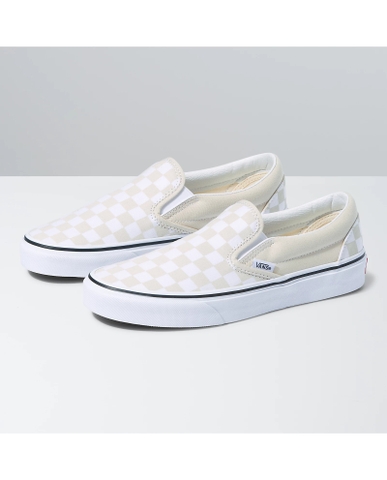 Giày Vans chính hãng Slip on Checkerboard Turtle Dove
