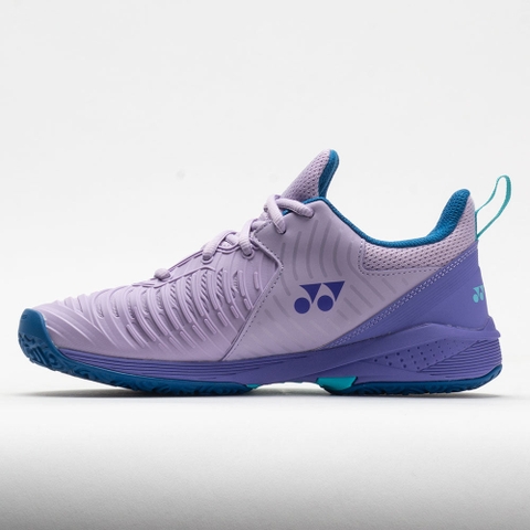 Giày Tennis Yonex chính hãng Power Cushion Sonicage 3 Clay Tím nhạt - Shoes Lilac- size 39
