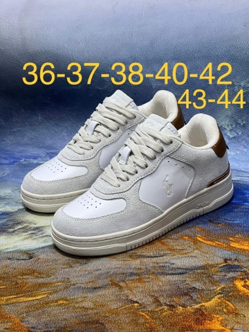 Giày sneaker hàng hiệu Polo Ralph Lauren Masters Court Leather Sneaker - Low Tops 2024 chính hãng - nhiều phối màu