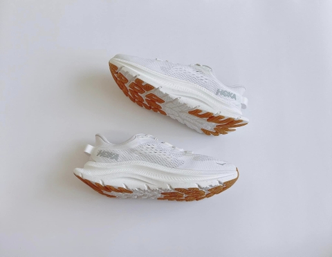 Giày Thể Thao Chạy Bộ Hoka chính hãng Kawana 2 Trắng - White / Nimbus Cloud - size 40