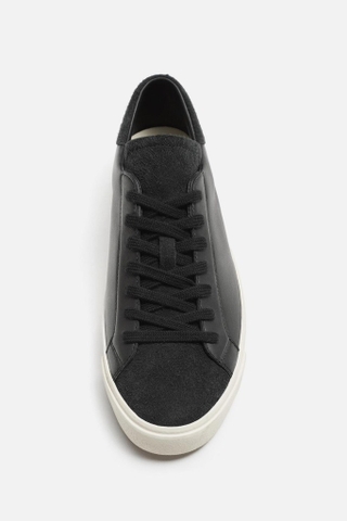 Giày sneaker Zara ORIGINS Leather Black chính hãng - Da thật - Đen