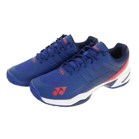 Giày Thể thao Tennis Yonex chính hãng Power Cushion Team AC Xanh Đỏ - Navy Red Shoes - size 42