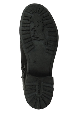 [ Hàng Auth - Full box ] Giày Boots chính hãng Mustang Ankle boots schwarz size 37 - Đen