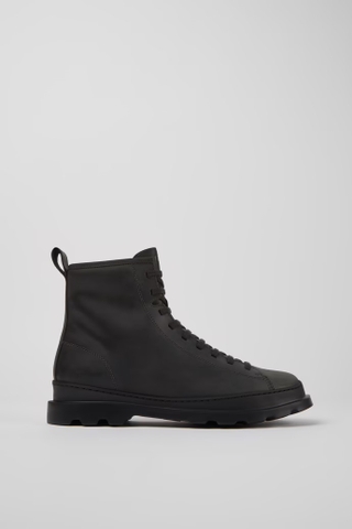 Giày Boots Camper chính hãng Brutus Dark gray nubuck - Đen xám size 38