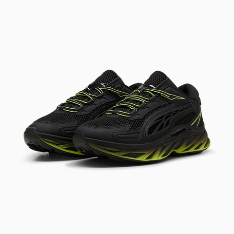 Giày Puma chính hãng EXOTEK Nitro Racing Black Green - Đen xanh size 42