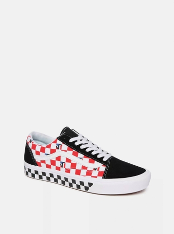 Giày Vans chính hãng Comfycush Old Skool Dimension Checkerboard Black Red Blue