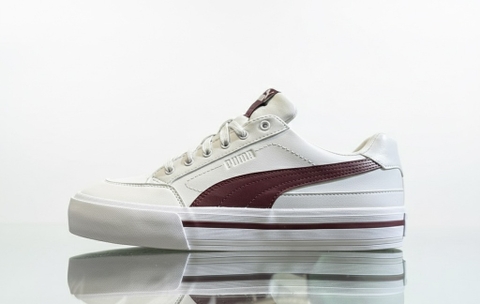 Giày thể thao sneaker chính hãng Puma Court Classic Vulcanised Formstrip Unisex White Red -  Trắng đỏ