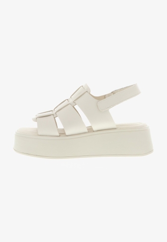 Giày chính hãng Vagabond Shoemakers Courtney Platform Fisherman Platform Sandal White - Trắng