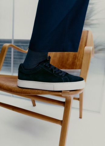 Giày sneaker Vagabond Paul 2.0 Black White Suede chính hãng - Đen trắng- size 42