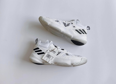 Giày Thể Thao Bóng rổ Adidas PRO N3XT 2021 White chính hãng - Trắng Đen - size 42 2/3