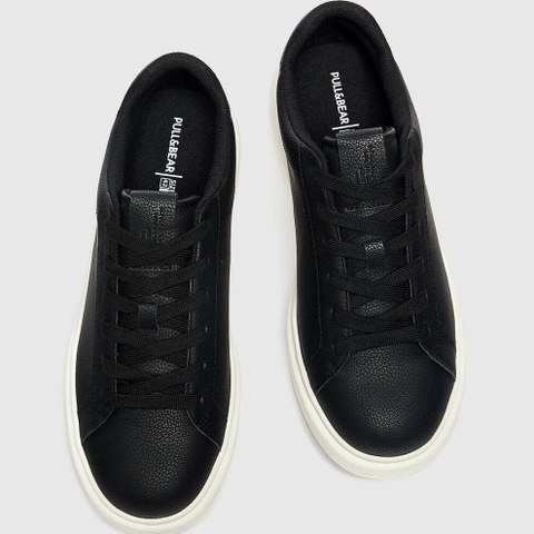 Giày thể thao sneaker Pull&Bear chính hãng Chunky Black White - Đen trắng đế cao