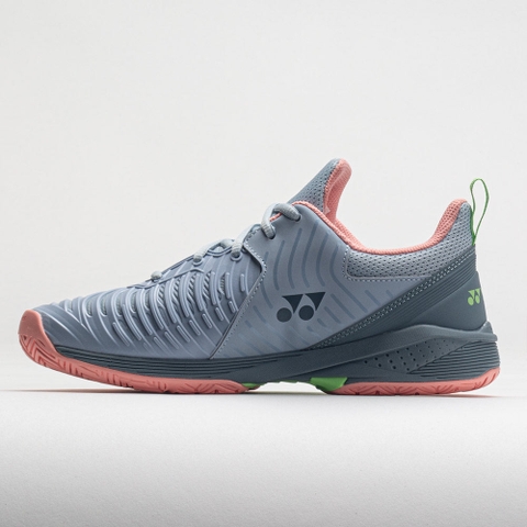 Giày Tennis Yonex chính hãng Power Cushion Sonicage 3 Clay Xám - Grey - size 35 35.5 36 36.5 37 37.5 38 39 39.5 40 40.5