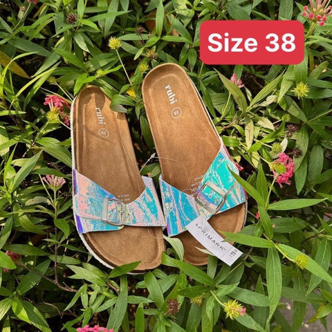 Dép đế trấu chính hãng Châu Âu size 38