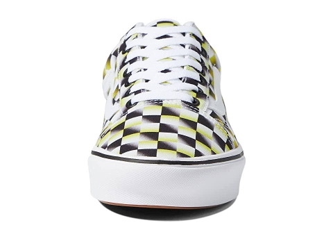 Giày Vans chính hãng Old Skool Blur Vàng neon -Đen  Checkerboard