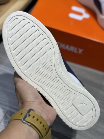 Giày sneaker Puma chính hãng CA White Navy - Trắng phối xanh - size 40.5 42.5