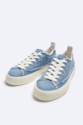 Giày sneaker Zara chính hãng Denim Blue