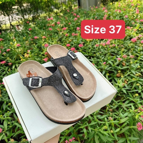 Dép đế trấu chính hãng Châu Âu size 36 37