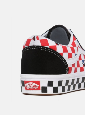 Giày Vans chính hãng Comfycush Old Skool Dimension Checkerboard Black Red Blue