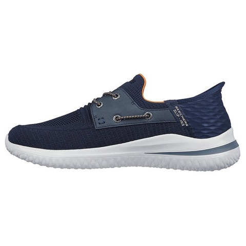 Giày Skechers chính hãng USA Street Wear Delson 3.0 - Roth - Navy