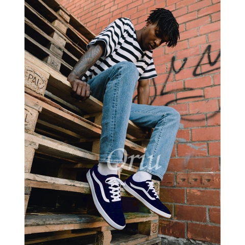 Giày Vans Chính Hãng Stape Cruze Comfycush Black White/ All Black/Blue