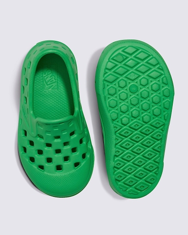 Giày Vans chính hãng cho bé Slip on Kids Trek Poison Green - Xanh lá