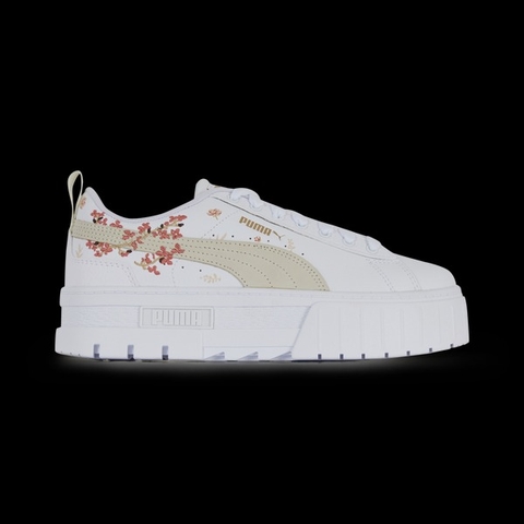 Giày Puma chính hãng Mayze Blossom White - Hoa anh đào trắng