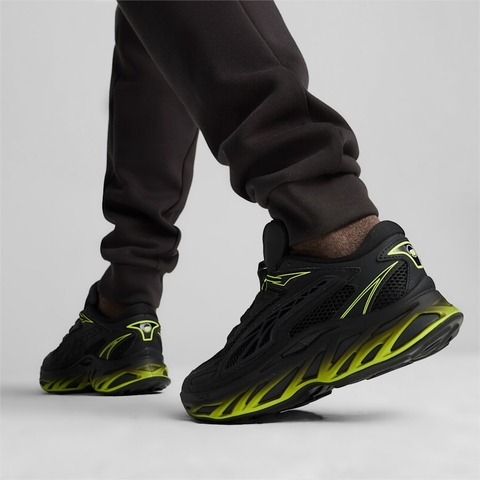 Giày Puma chính hãng EXOTEK Nitro Racing Black Green - Đen xanh size 42