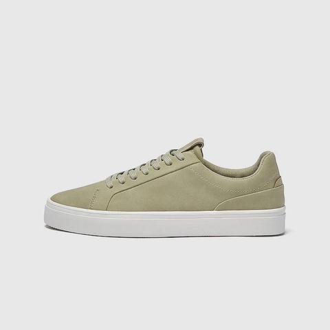 Giày sneaker Pull&Bear chính hãng Olive Classic - Xanh rêu Dáng cổ điển