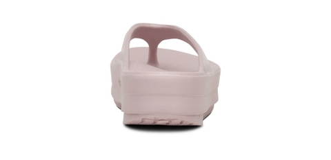Dép phục hồi sức khoẻ chính hãng OOFOS Healthy Platform Pink Sandal - Hồng đế cao
