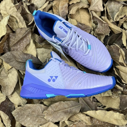 Giày Tennis Yonex chính hãng Power Cushion Sonicage 3 Clay Tím nhạt - Shoes Lilac- size 39