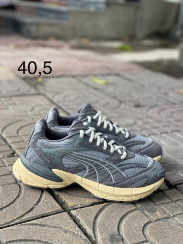 Giày Sneaker Puma Velophasis SD Grey chính hãng - Xám - size 40.5