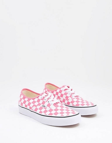 Giày Vans chính hãng Authentic Checkerboard Pink - Hồng