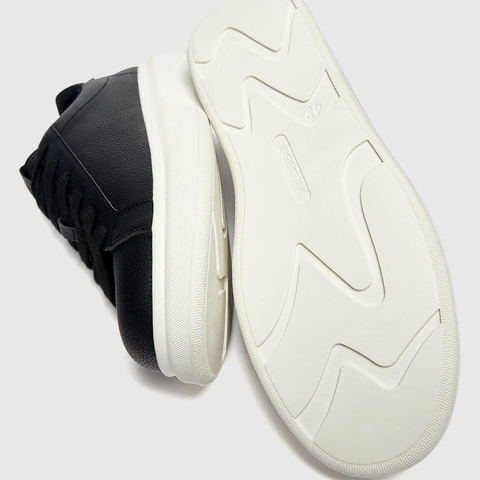 Giày thể thao sneaker Pull&Bear chính hãng Chunky Black White - Đen trắng đế cao