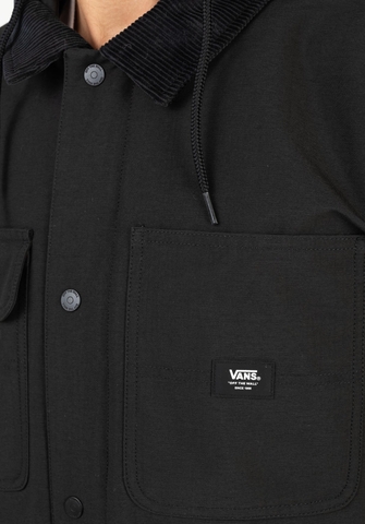 Áo choàng khoác ấm Parka Vans chính hãng DRILL CHORE COAT LONG MTE Đen