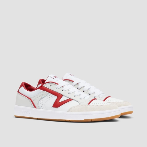 Giày Sneaker Vans chính hãng Lowland Comfycush JMP Court Red White -  Trắng đỏ VN007P2Y52