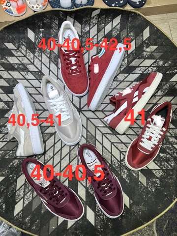 Giày thể thao Reebok chính hãng Club C 85 Suede lace-up sneakers Red - Đỏ da lộn