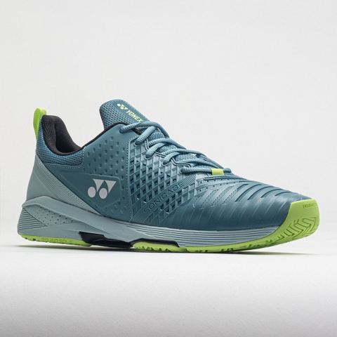 Giày Tennis Yonex chính hãng Power Cushion Sonicage 3 Clay Xanh nhạt - Smoke Blue - size 37.5 38 42 43
