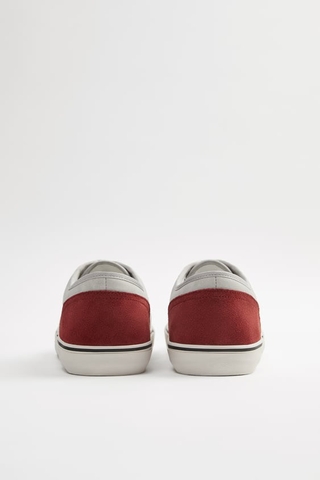 Giày sneaker Zara chính hãng Grey suede - Xám da lộn