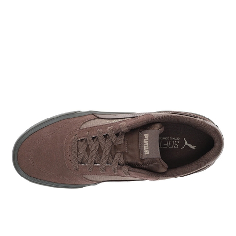 Giày thể thao sneaker chính hãng Puma Court Vulc Brown - Nâu đen