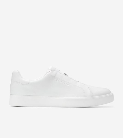 Giày hiệu Cole Haan chính hãng GrandPro Luxe Slip-On Sneakers All White - Trắng