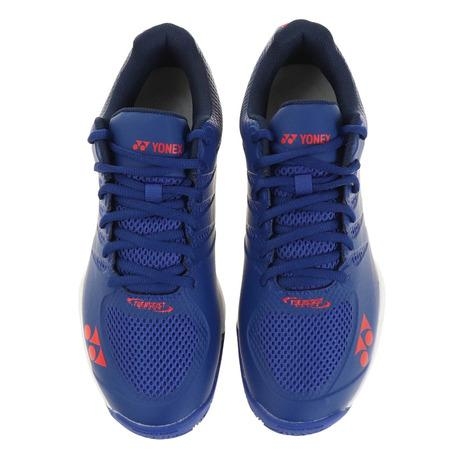 Giày Thể thao Tennis Yonex chính hãng Power Cushion Team AC Xanh Đỏ - Navy Red Shoes - size 42