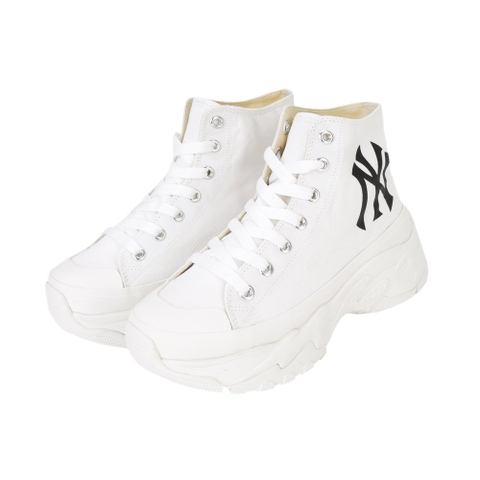 Giày MLB Chunky High New York Yankees True White chính hãng - Trắng