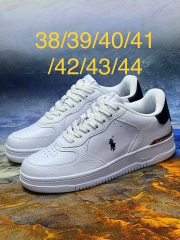Giày sneaker hàng hiệu Polo Ralph Lauren Masters Court Leather Sneaker - Low Tops 2024 chính hãng - nhiều phối màu