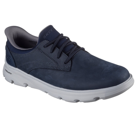 Giày Skechers chính hãng Slip-Ins Arch Fit Garza Langston Relaxed Fit Navy - Xanh