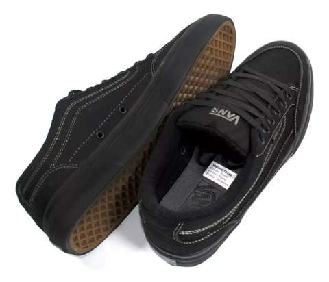 Giày sneaker chính hãng Vans Skate Negro Bearcat All Black - Đen - size 39