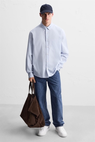 Giày sneaker Zara chính hãng White Platform - Dáng đế dày Trắng phối màu