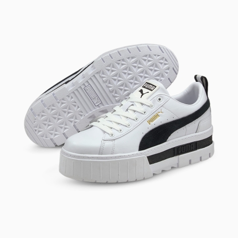 Giày Puma chính hãng Mayze White Black - Trắng Đen
