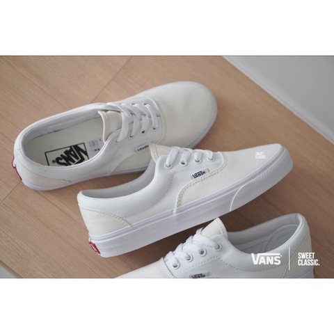 Giày Vans chính hãng Era Unisex Sneakers White VN0A54F19LX