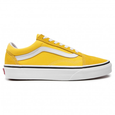 Giày Vans chính hãng Old Skool Vibrant Yellow True White