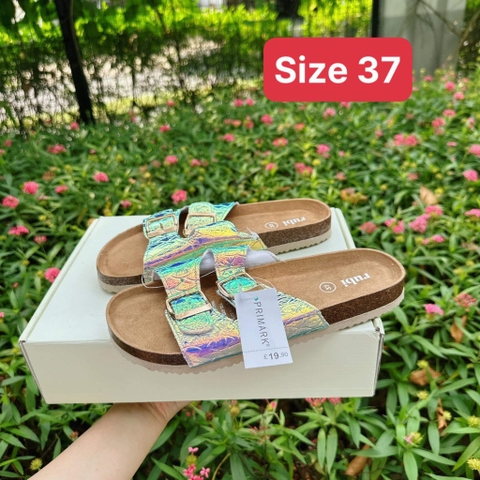Dép đế trấu chính hãng Châu Âu size 37